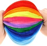 Caydo 1000 Pieces Pipe Cleaners Assorted 20 Colors Chenille Stems 6mm x 30cm view 6