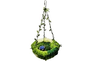 BARN ELEVEN Bird Nest Hanging Hammock Bed Toy for Small Medium Pet Parrot Parakeet Cockatiel Conure Cockatoo Amazon Lovebird Budgie Finch Canary Hamster Rat Gerbils Chinchilla Cage Stand Perch (Multicolor)