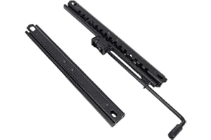 Asixxsix Seat Slider, Seat Mounting Track Assembly Kit, 310mm Adjustable Seat Slide Rail, Seat Adjustable Sliding Track for R