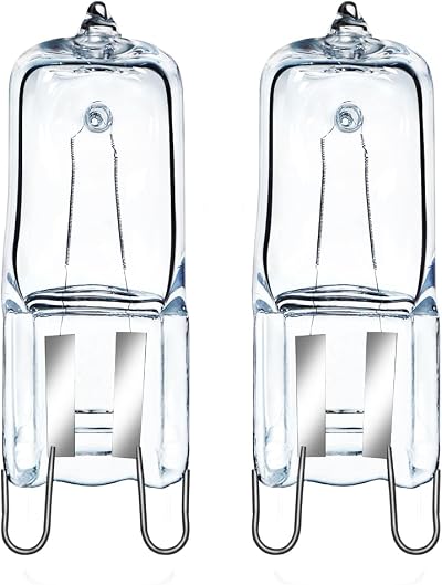 GMY Halogen G9 Oven Bulbs 40W 230V 300C Heat Tolerant 2 Pack