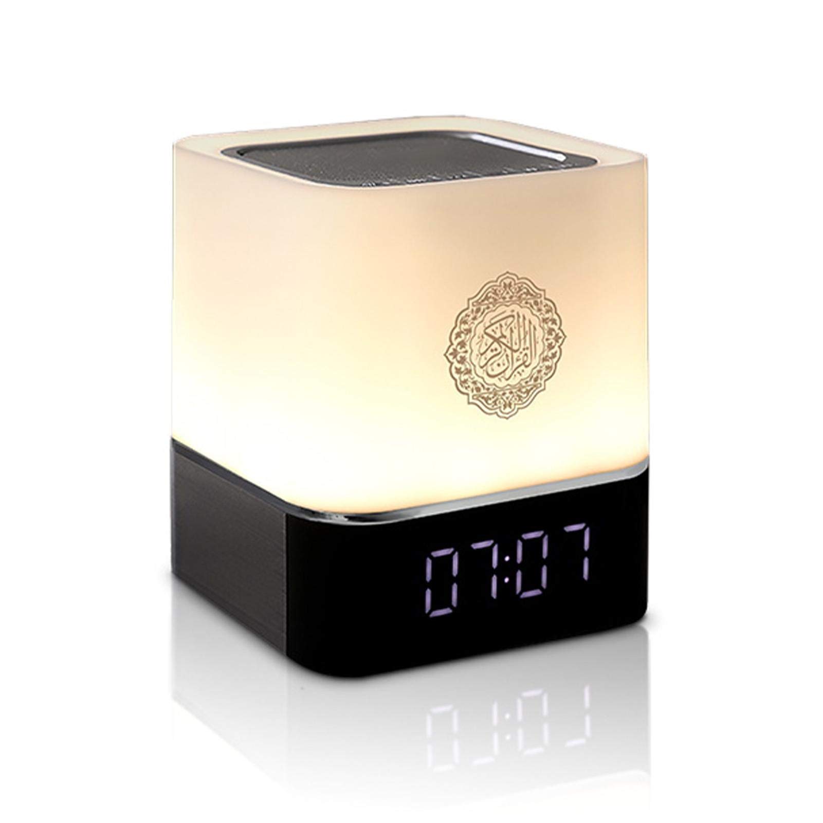 GeKLok Bluetooth Speaker Night Lights, Quran Speaker Lamp with Remote, Quran Cube, Separate Ramadan Gift, Dimmable RGB Multicolor Changing LED Table Lamp