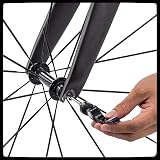 HJUWANG 1 Pair Bike Quick Release Skewer Front Rear Hub Ultralight Black view 8
