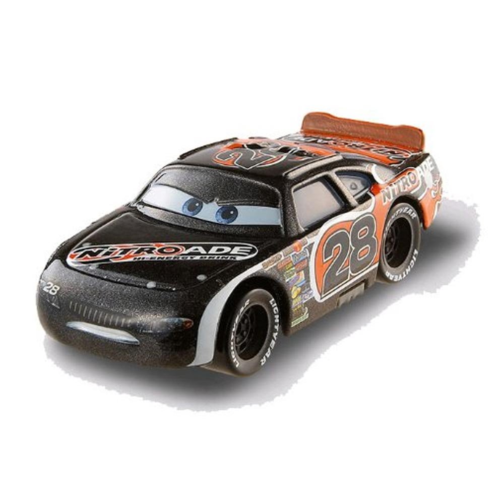 Disney Cars die-cast model car, scale: 1:55 – Model vehicles Nitroade No. 28 - PC