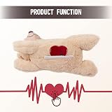 Pet Prime Heartbeat Bear Toy with Warmer Bag for Puppies Anxiety Relief view 3