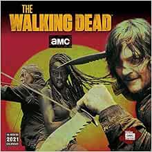 2021 Amc The Walking Dead 16 Month Wall Calendar Amc 9781531910433 Amazon Com Books Calendrier Walking Dead 2022