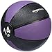 Amazon Basics Workout Fitness Exercise Weighted Medicine Ball - 14 Pounds, Purple and Black