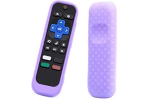Universal Silicone Case - Compatible with Roku TV Remote/Express/Streaming Stick/Premiere, Voice Remote with Lanyard