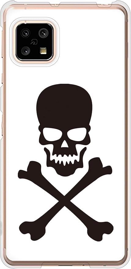 Amazon アクオス センス5g A004sh クリア ケース カバー Va903 ドクロ ブラック 素材クリア 品 ケース カバー 通販