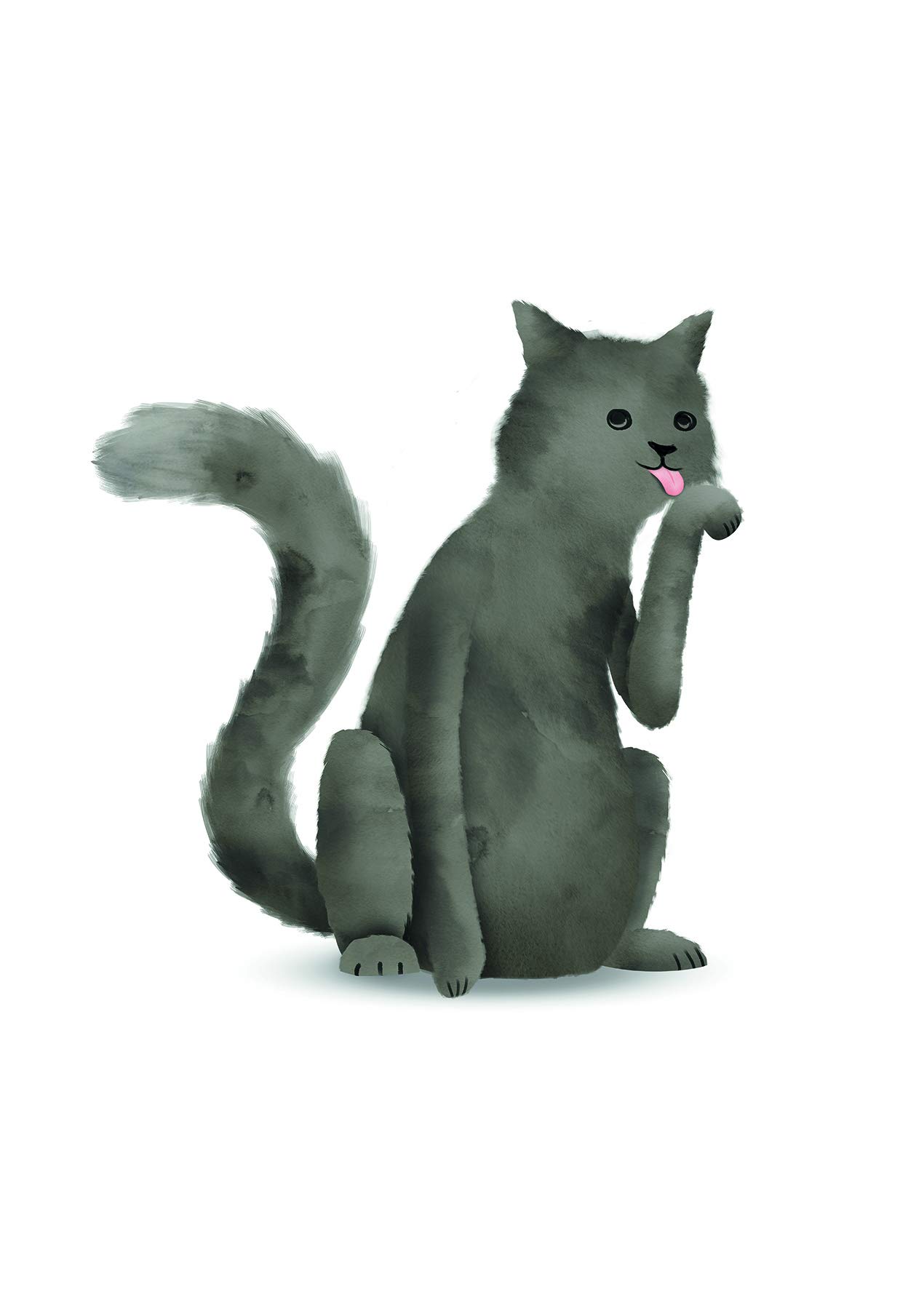 Komar Wall Picture Cute Animal Cat Poster Picture Children's Room Living Room Bedroom Decoration Art Print Without Frame P111K-50x70 Size 50 x 70 cm (Width x Height)