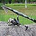 Telescopic Fishing Rod with Reel Combos Set Portable Carbon Light Weight Travel Fish Kits