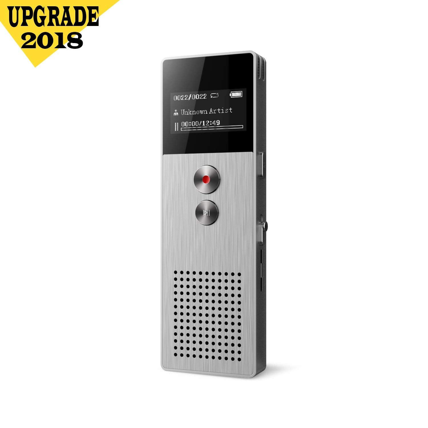 Digital Voice Recorder [32GB Expandable] Audio Activated Recorder with  Microphone Noise Reduction and 1536kbps Sound Recording, Perfect for  Lectures ...