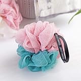 Omenluck 2Pcs Bath Shower Sponge Balls Rubbing Gloves Back Scrubber Mixed Colors view 4
