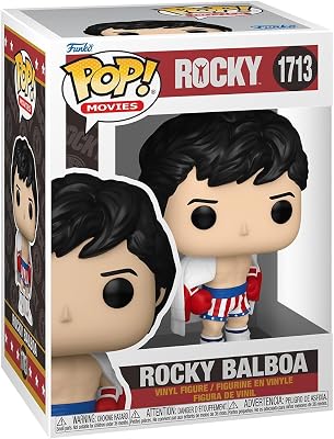 Funko Pop! Filmes: Rocky Balboa - Rocky Balboa - (Rocky Balboa IV) - Rocky Franchise - Figura de Vinil Colecionável - Ideia de Presente - Merchandise Oficial - Brinquedos para Crianças & Adultos
