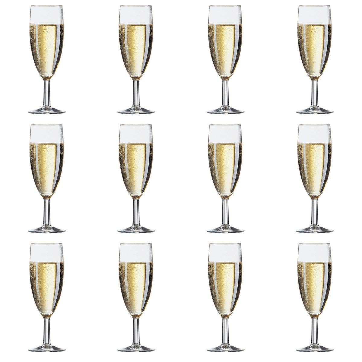 Arcoroc Savoie Champagne glass 170ml, without filling mark, 12 Glasses