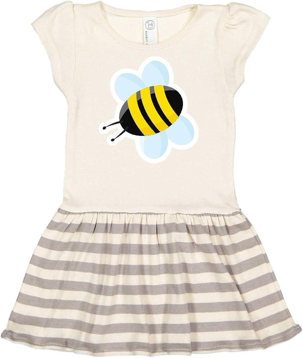 inktastic Bumble Bee Toddler Dress Clothing