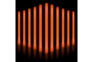 YOFOBU 12 Inch Orange Glow Stick Bulk 24 PCS Big Light Sticks Glow in the Dark Party Supplies Light Up Sticks Party Favors Glow Toy for Halloween,Christmas,Birthday,Carnival,Bachelorette Party