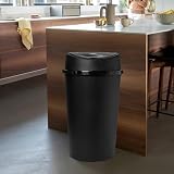 Easy Shopping 45L Large Recycling Bin Black Body with Colour Coded Lid view 4