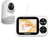 HelloBaby Baby Monitor with Camera Night Vision 3.2 inch IPS Screen VOX Therm view 1