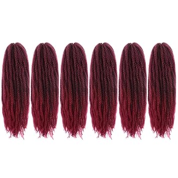 Amazon Com Toyo Tress Ombre Red Marley Hair For Twists 24 Inch 6