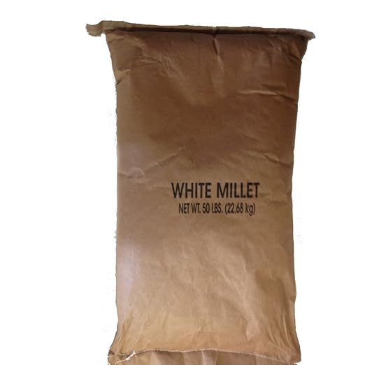 Shafer Seed 84075 White Proso Millet Wild Bird Food, 50