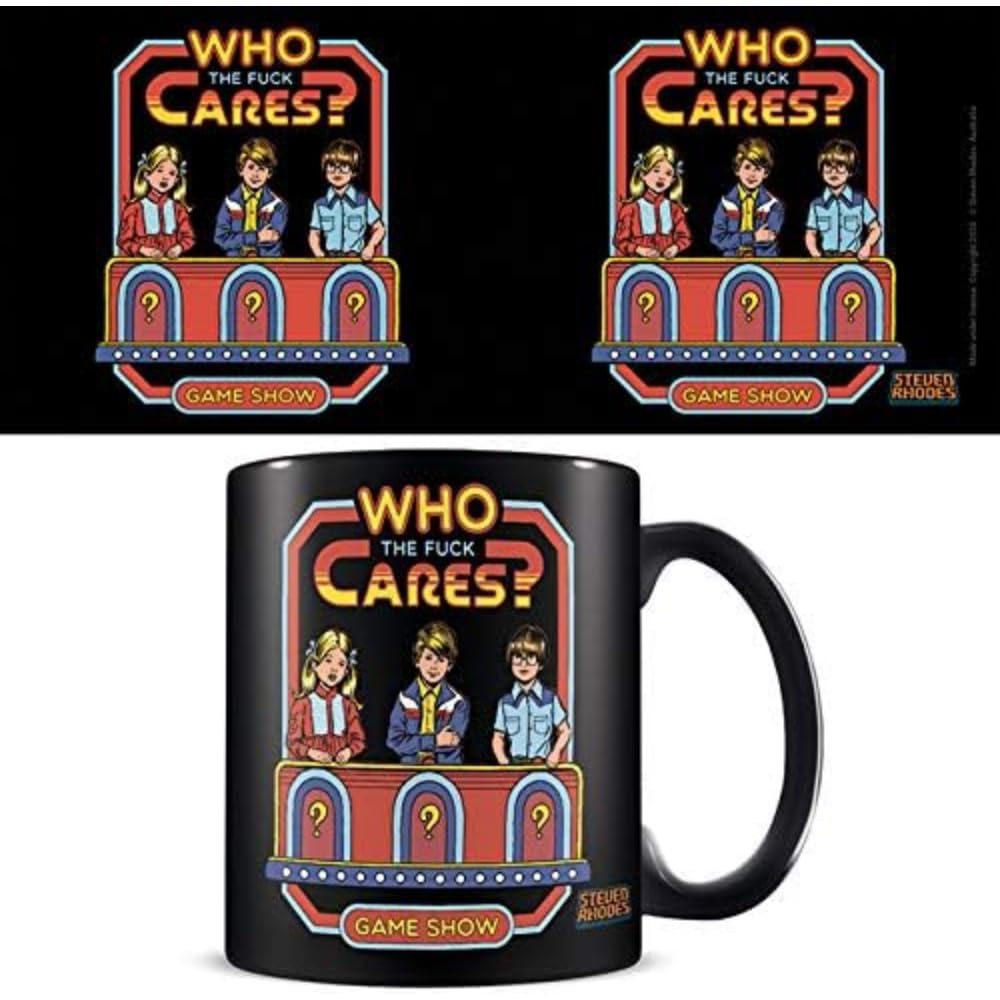 Steven Rhodes (Who Cares) Black Coffee Mug