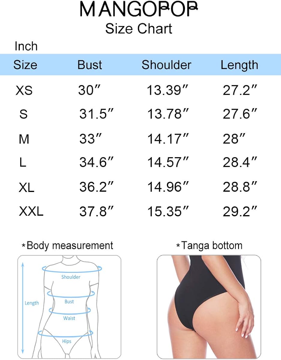 MANGOPOP Women's Mock Turtle Neck Sleeveless Tank Tops/Long Sleeve Bodysuit Jumpsuit: Clothing