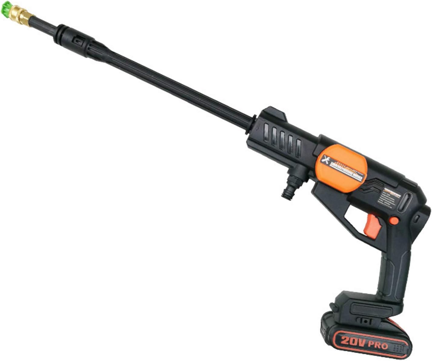 High Pressure Car Wash Water Gun,22Bar/319PSI Portable High Pressure Wireless Electric High