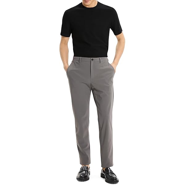 Theory Men's Zaine Precision Ponte Pants, Baltic, 28 at Amazon