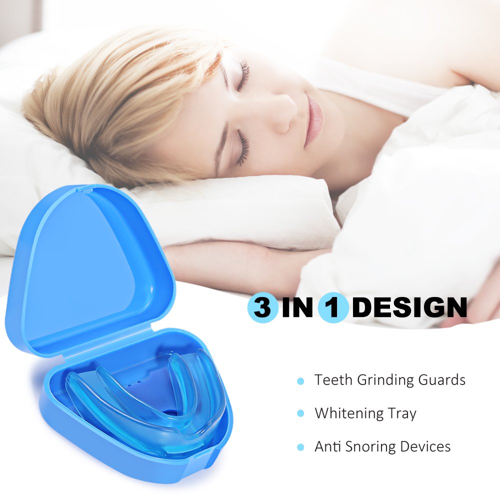 Sleep Mouth Guard for Grinding Teeth Sleep Aid Dental Night Guard for Snoring TMJ Bruxism