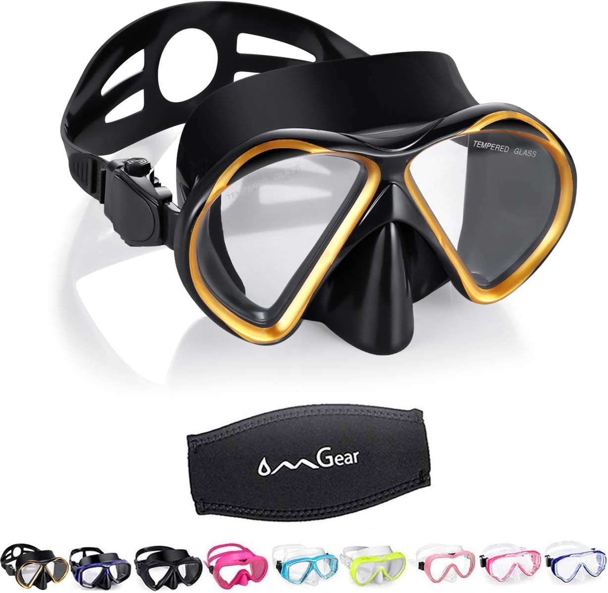 snorkel mask for glasses