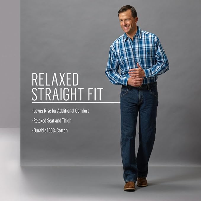 wrangler rugged wear relaxed straight jeans