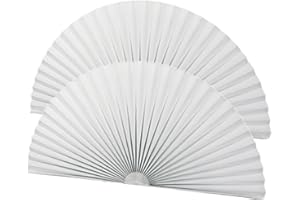 Garayma 2PCS Half Moon Round Window Cover Half Circle Window Shades Cordless Non-Woven Self Adhesive Shades Temporarily Window Blinds Cover Easy to Cut Install (White, 18IN(45CM))