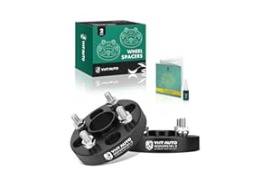 YHTAUTO 4x100mm Hub Centric Wheel Spacers 1" Fits Kia, Ford, Mazda, Scion, Toyota, Fiat Models, Corolla, xB, Rio, Tire Spacer