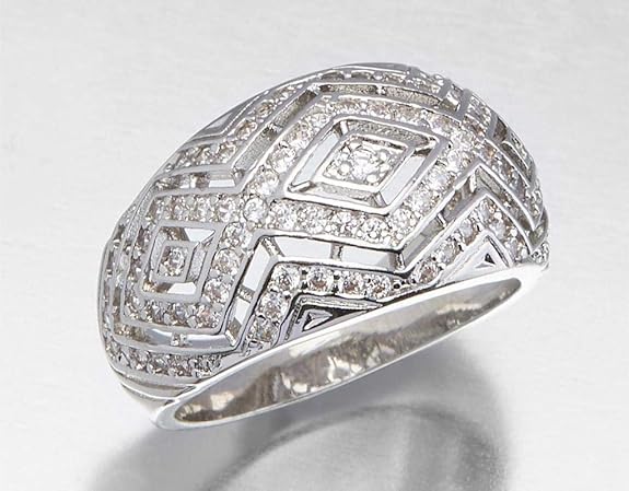 Chevron Ring # 6 For Women For Girl