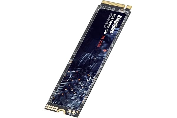 KingSpec SSD 1TB, M.2 NVMe Gen3x4 SSD 2280 - Up to 2400MB/s, Internal Solid State Drive with 3D NAND Flash, Compatible with Desktop and Laptop