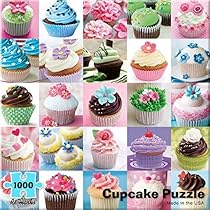 Cupcake 1000 Piece Puzzle + Mini Poster by Re-marks by Re-Marks