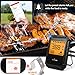 Bluetooth Meat Thermometer, For Grilling Wireless Remote Digital Cooking Thermometer With APP Smart Alarm Grill Thermometer for Kitchen Food Candy BBQ, Carrying Case (Comes with 2 Probes)