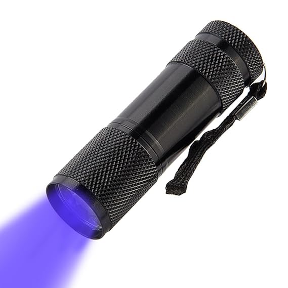 pocketman 9 LED UV LED Taschenlampe/Schwarzlicht, UV-, LED-Taschenlampe, 395nm, PET Urin und Fleck Detektor, finden Flecken a