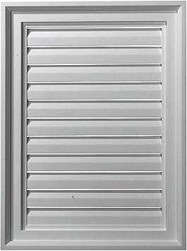 Stainless Steel Louvered Gable End Vent