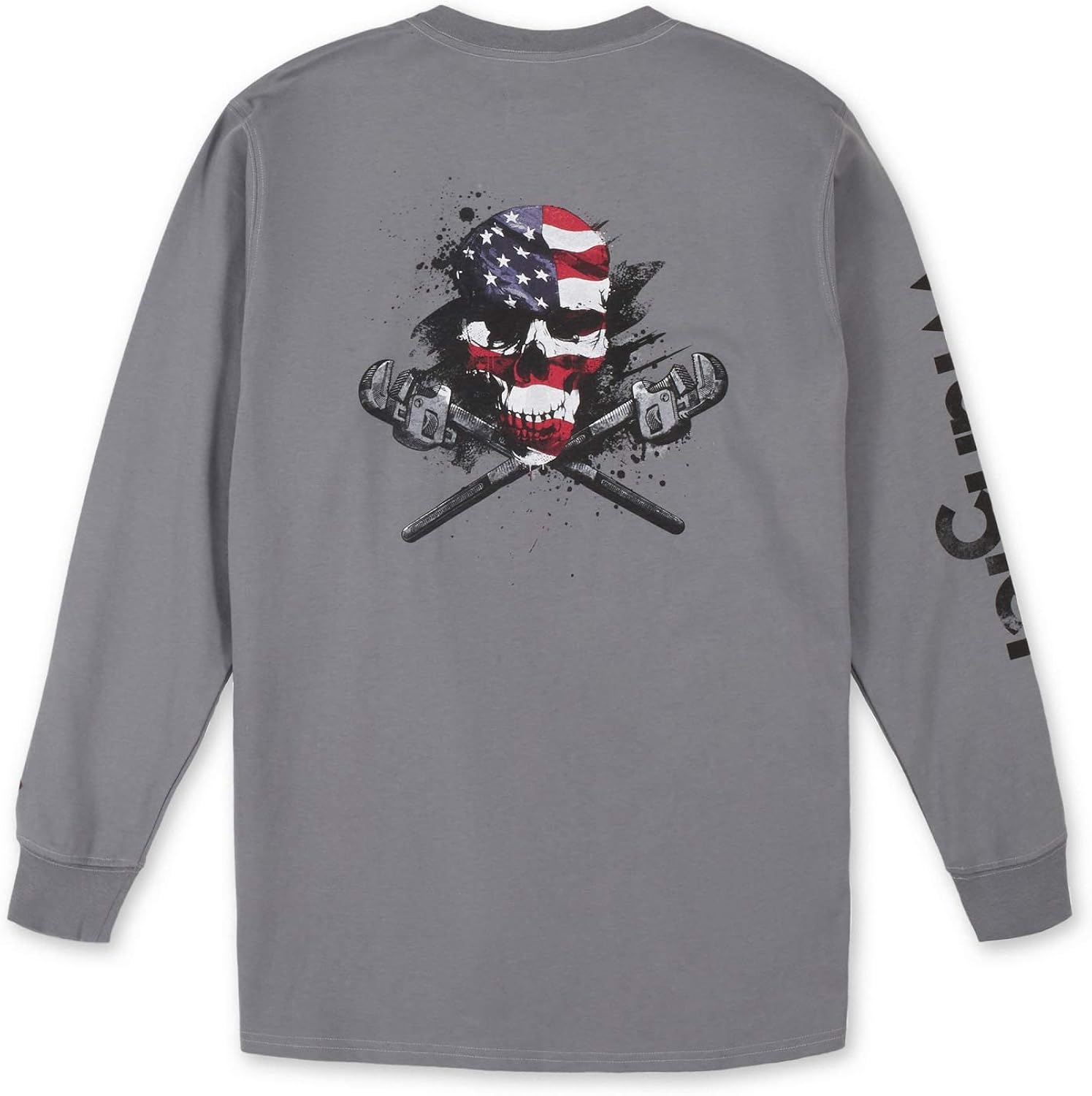Wrangler Riggs Workwear Men's Fr Flame Resistant Long Sleeve Graphic Tee: Clothing