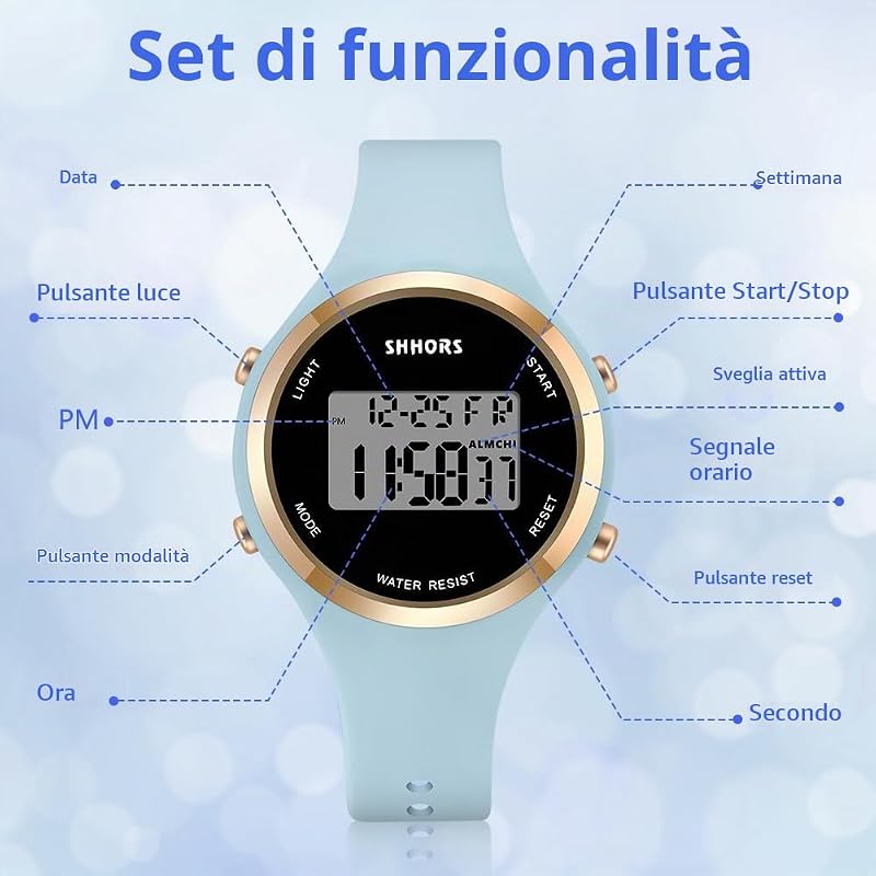Orologio da Donna, Orologio Digitale da Orologio da Polso, Sveglia