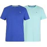 Tommy Bahama Mens 2 Pack Crewneck T Shirts Short Sleeve Stretch Jersey Top | Everyday T-Shirt for Sleep &amp; Lounge, Lightweight &amp; Comfortable Casual Shirt for Men, Perfect for Layering