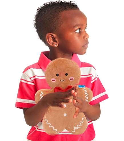 2 Pièces Oreiller En Peluche De Bonhomme En Pain D'épices De