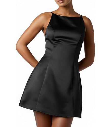 Lulus Taylor Women's Cocktail Mini Dress, Black, Extra Small