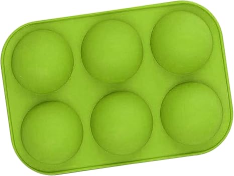 Amazon Fenteer 半球シリコーン型 Diyのベーキングモールド作るためのホットチョコレート爆弾 アイスクリームケーキ ゼリー ドームムース 除去が容易 グリーン 飴 チョコレート型 オンライン通販