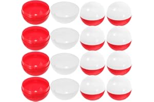 Beaupretty 50pcs Refillable Plastic Empty Ball Capsules, Multi-purpose Twisted Candy Storage Container for Gumball Machines, 