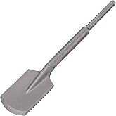 Berserker SDS-Max Shank Clay Spade, 4-1/2" x 18-1/2" Steel Shovel Bit | for Digging in General Gardening, Backyard Landscaping on Clay Gravel Soil Sandstone with All SDS Max Rotary or Jack Hammer