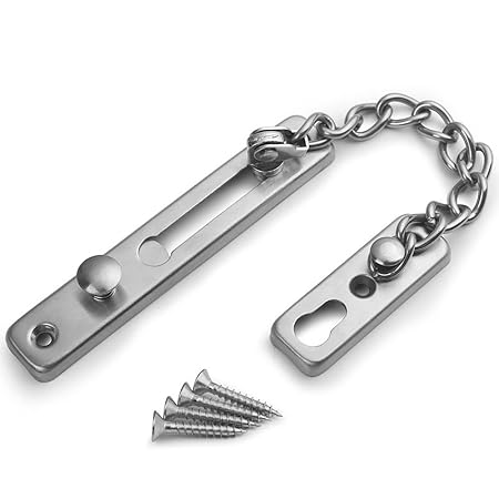 Dicker Edelstahl Sicherheit Tür Ketten Sicherheit Tür Lock Security Slide Bolt Edelstahl Kette Diebstahlschutz Kette Sicher S
