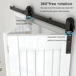 AONAYIOA 48"/4FT Bi-Folding Sliding Barn Door