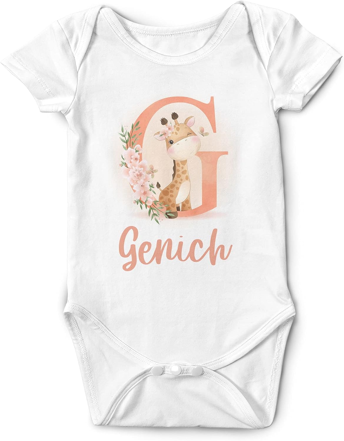 Personalized Giraffe Onesie for Baby Personalized Giraffe
